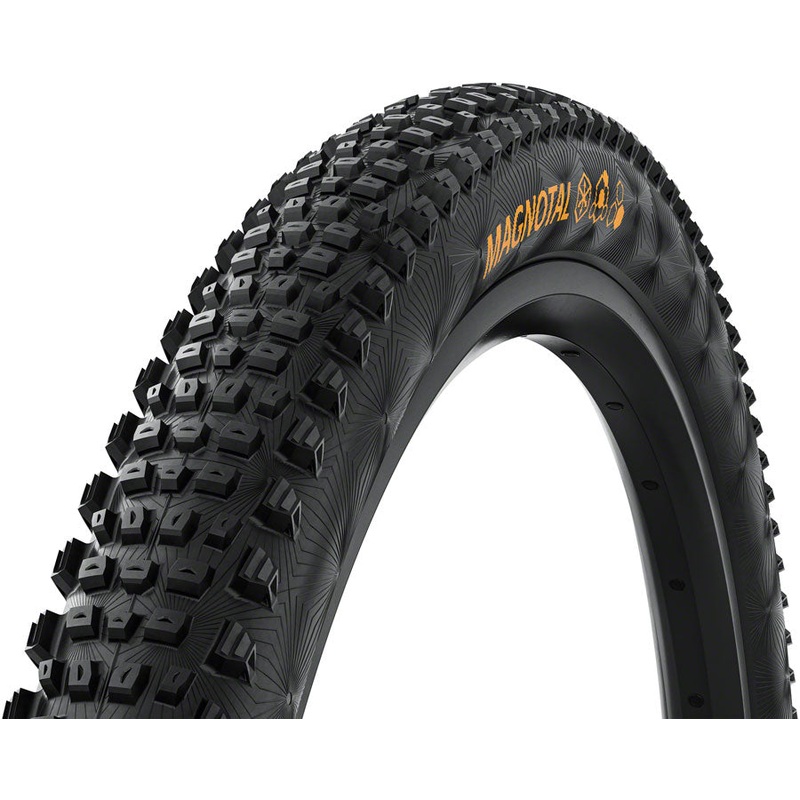 Continental Magnotal Tire – 27.5 x 2.40 Tubeless Folding BLK Grip Trail Casing E25