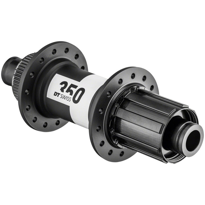DT Swiss 350 Rear Hub – 12 x 142mm Center-Lock HG11 MTN Black 28H 36pt