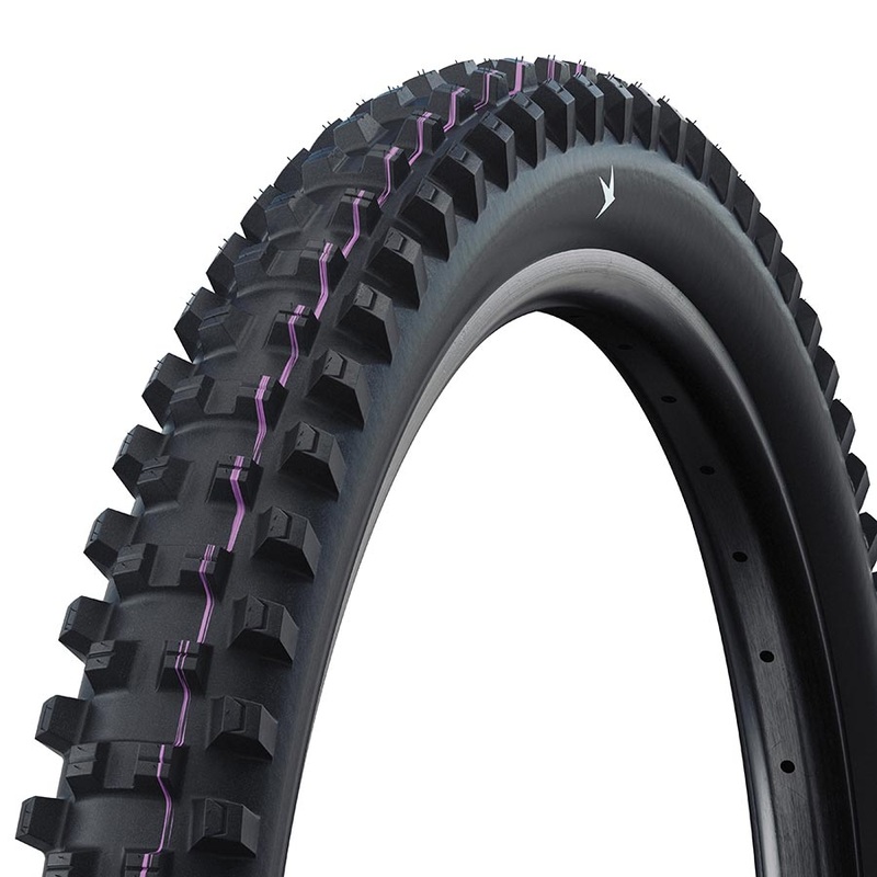 Schwalbe Shredda Mountain Tire 29″x2.50 Folding Tubeless Ready Addix Ultra Soft Gravity Pro – Radial 67TPI Black