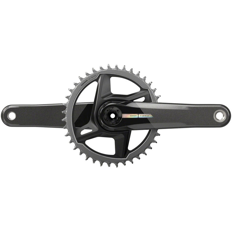 SRAM Force 1 Wide Crankset – 165mm, 12-Speed, 40t, Direct Mount, DUB Spindle Interface, Iridescent Gray, D2
