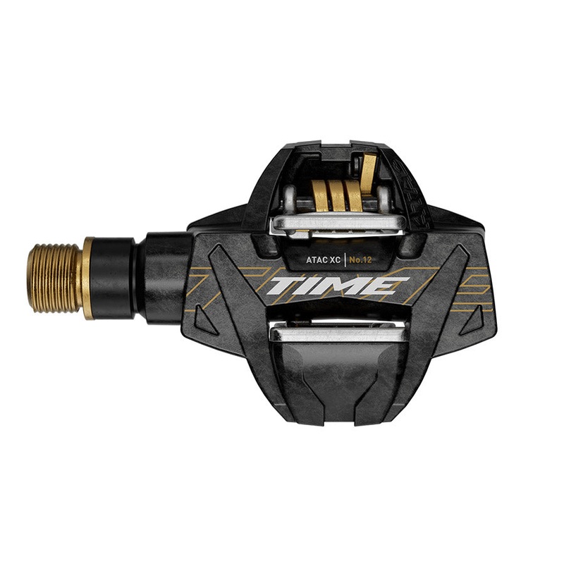 Time ATAC XC 12 Pedals – Dual Sided Clipless Carbon 9/16″ Carbon/Gold C1