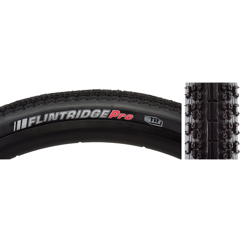 Flintridge Pro Tire – 700 x 35 Tubeless Folding Black 120tpi