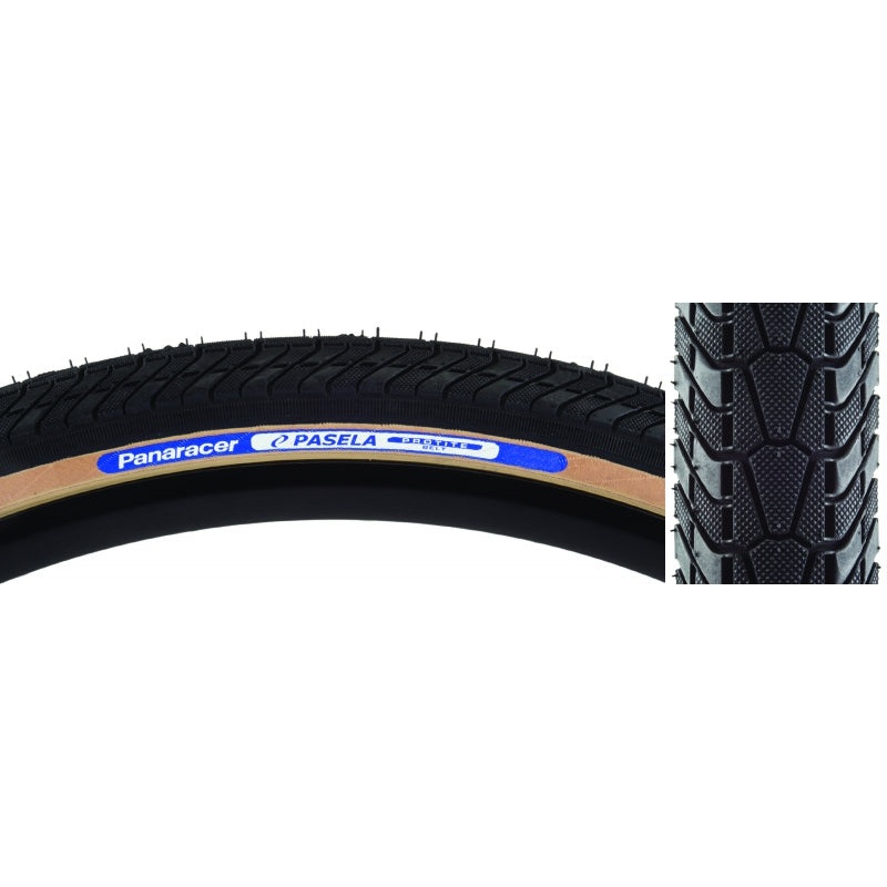 Panaracer Pasela ProTite Tire – 650c x 28 Clincher Aramid Bead BLK/Tan 60tpi