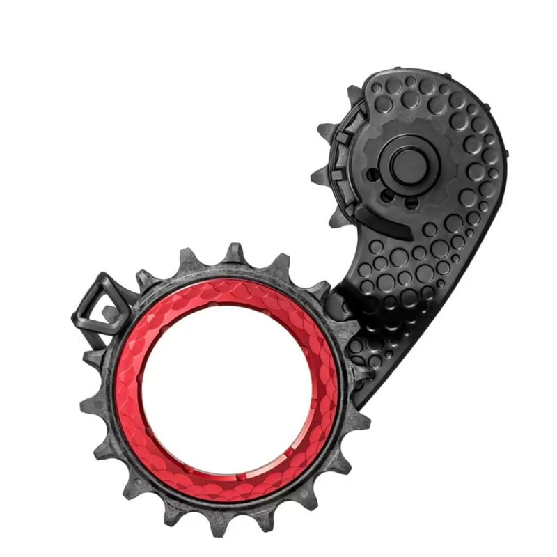 Absolute Black Carbon-Ceramic Hollow Cage Shimano – Red