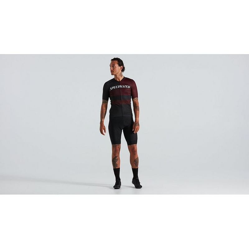 Specialized sl+ logo stripe jersey ss men black l