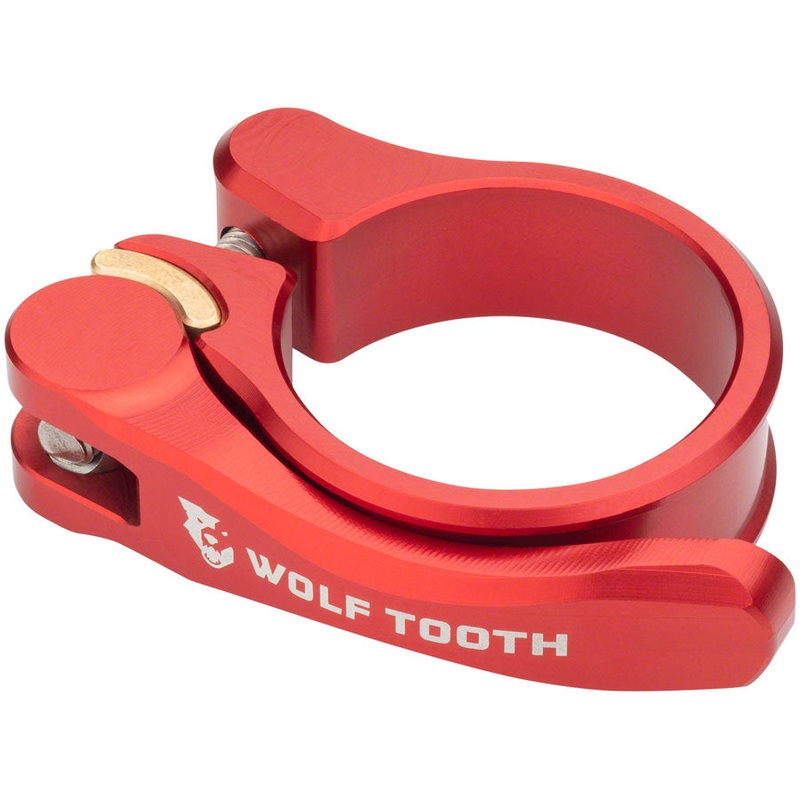 Wolf Tooth Components Quick Release Seatpost Clamp – 28.6mm Red