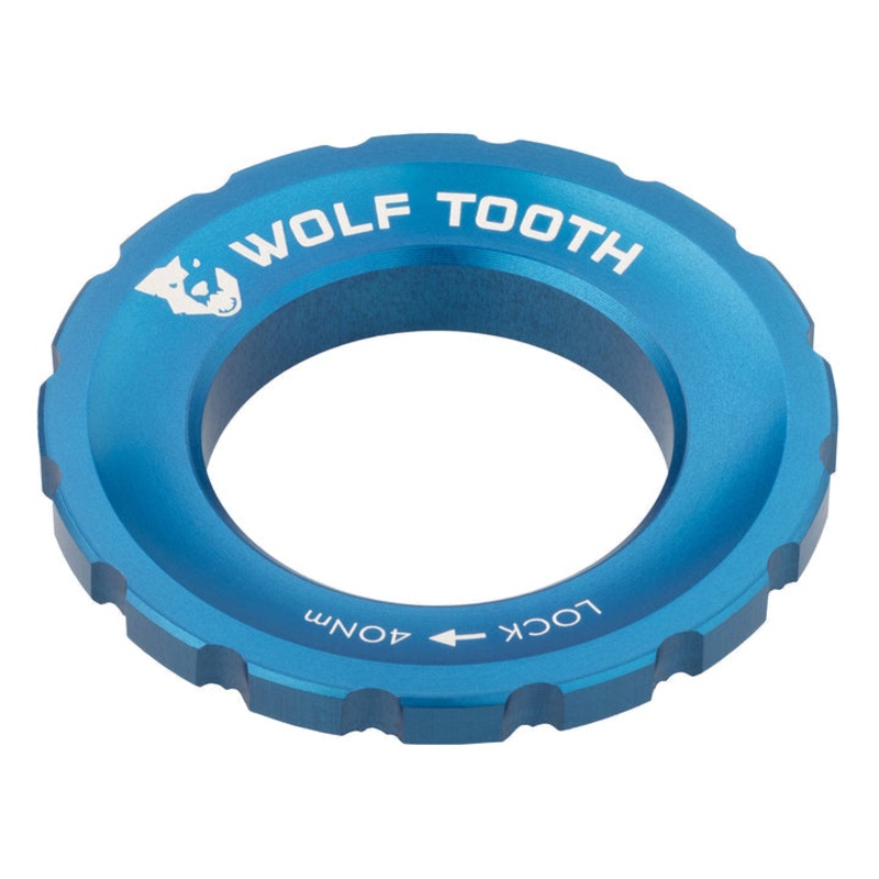 Wolf Tooth Components Centerlock Rotor Lockring – Blue