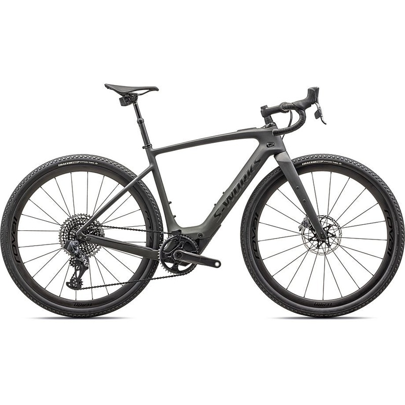 2024 Specialized creo sl S-Works carbon bike satin forest green carb dark moss green speckle 61