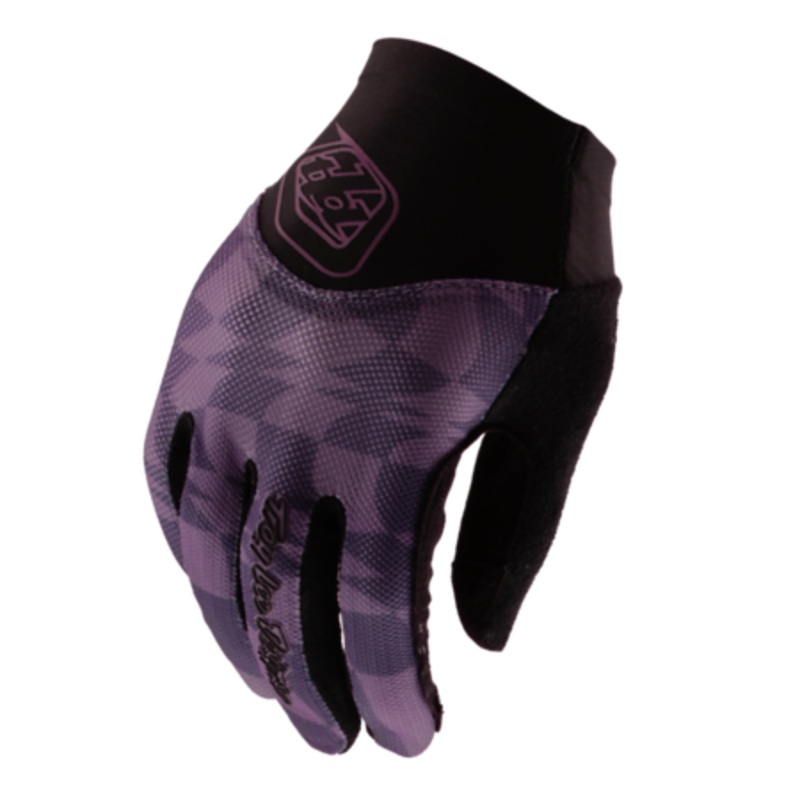 Troy Lee Designs Ace 2.0 MTB Glove – Womens – Twisted Checkers – Deep Purple