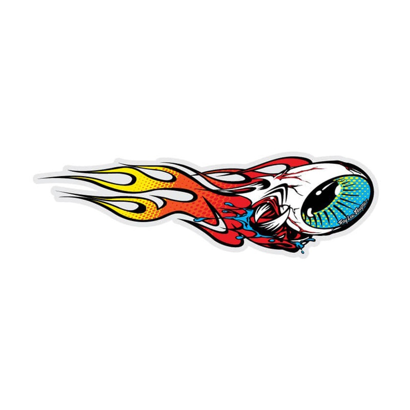 Troy Lee Designs Flaming Eyeball Sticker – Right
