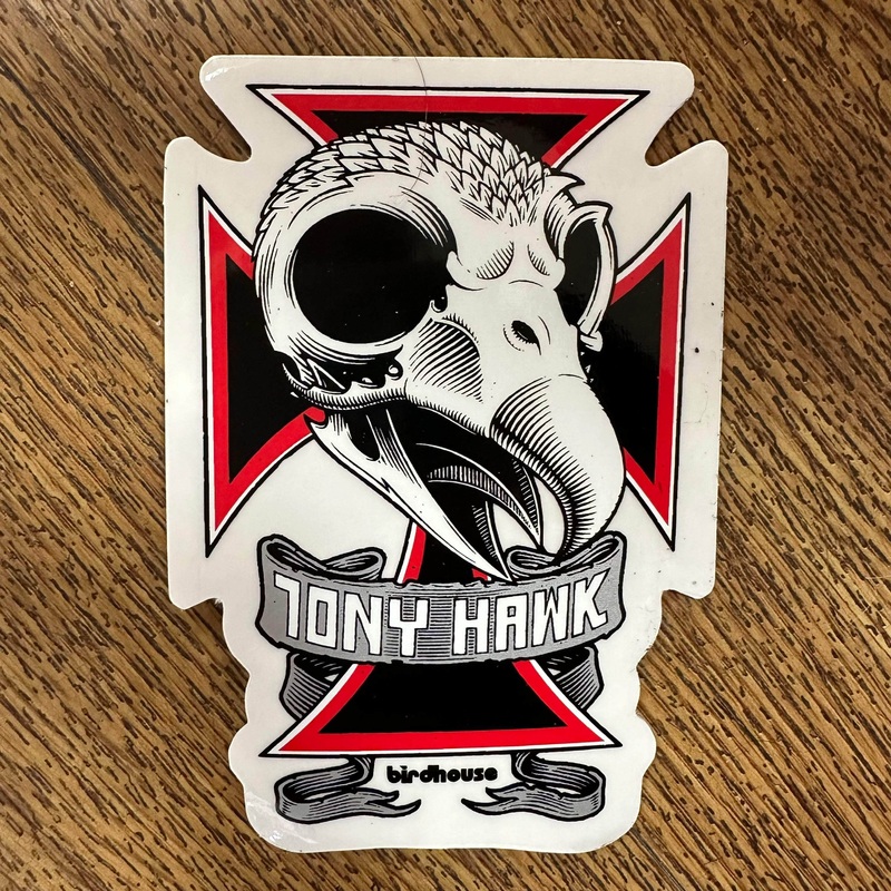 Birdhouse Skull 2 Sticker 3.5″