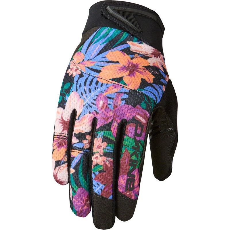 Dakine Syncline Gel Gloves – Black/Tropical Full Finger Womens