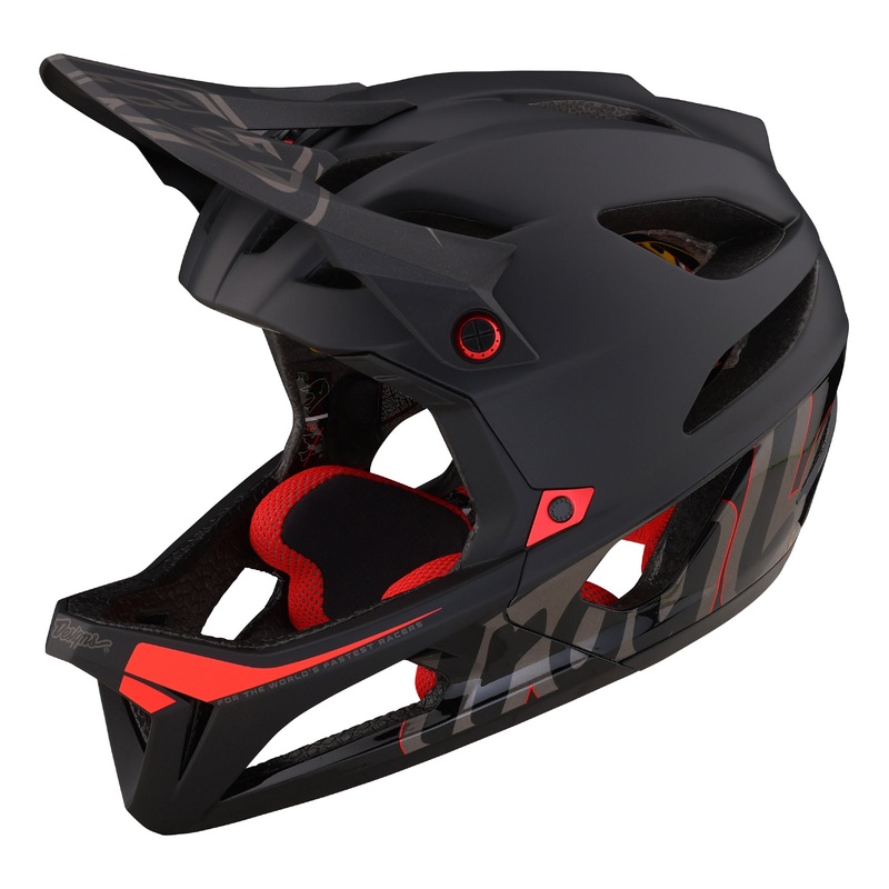 Troy Lee Designs Stage Full Face Helmet with MIPS – Signature – Black