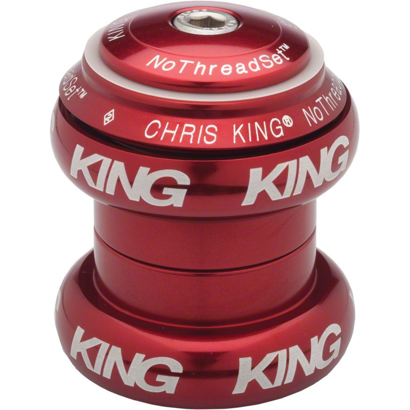 Chris King NoThreadSet Headset – 1-1/8″, Red