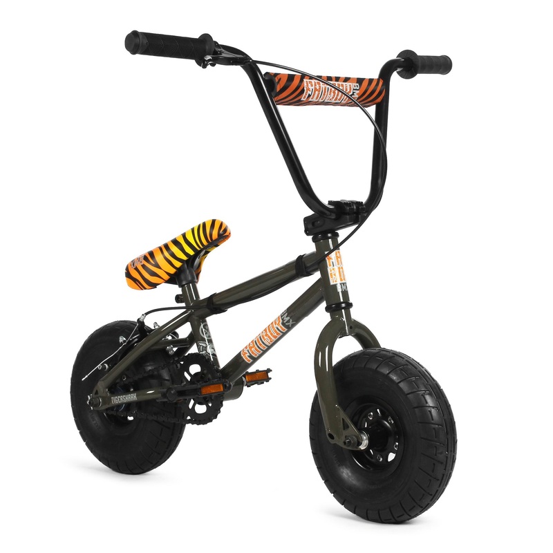 Fat Boy Stunt Series Mini BMX Freestyle Bike-Black Tiger Shark