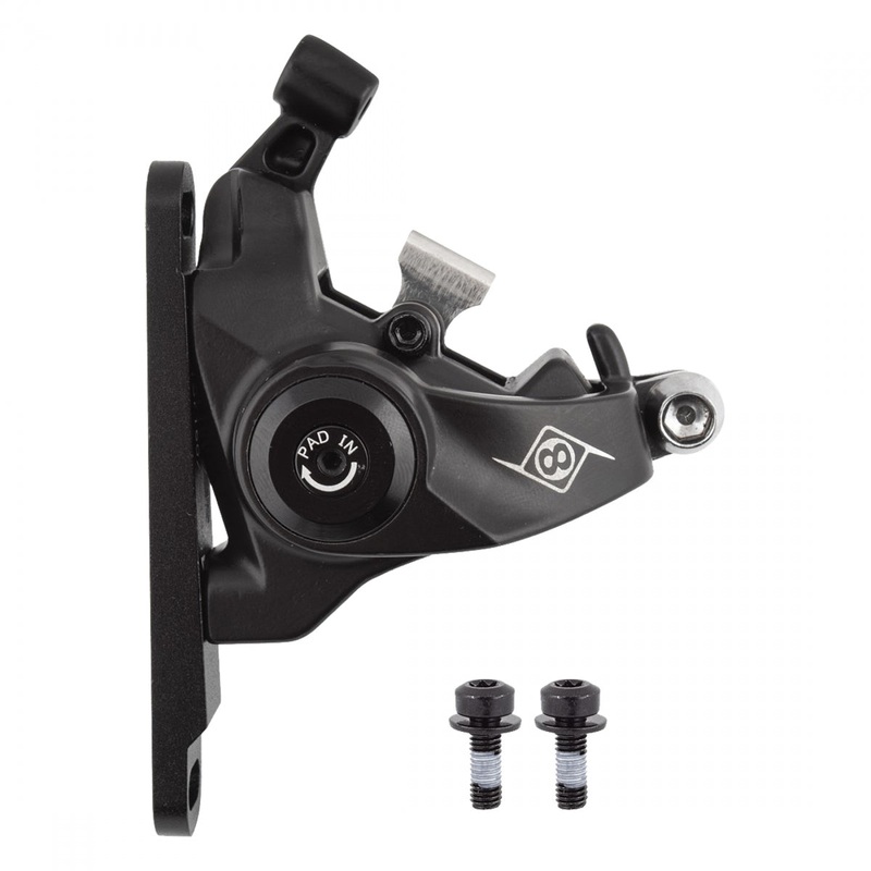 ORIGIN8 Vise II Flat Mount Mechanical Disc Brake Calipers  High-Performance Cable Actuated, Dual Piston, Compatible with Road, Cross & Gravel Bikes