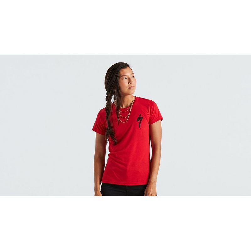 Specialized s-logo tee ss wmn flo red xs