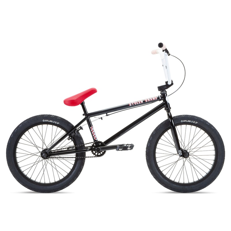 Stolen Stereo 20.75″TT BMX Freestyle Bike-Black/Red