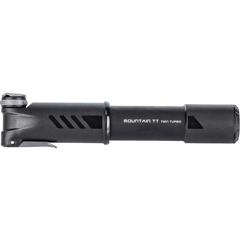 Topeak Mountain TT Twin Turbo Mini Pump – 120psi Black
