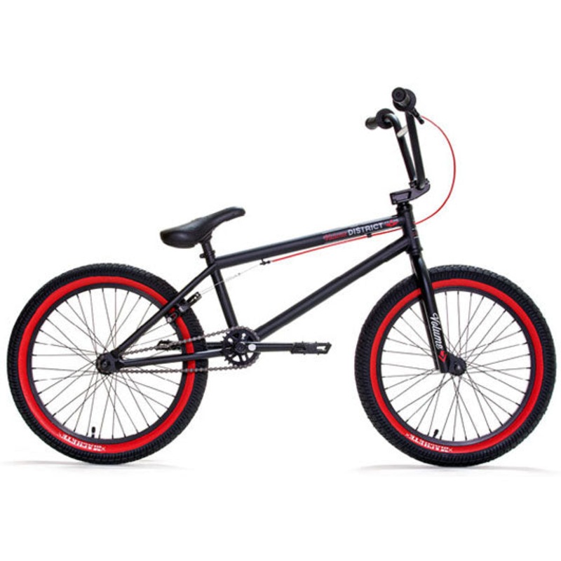 Volume District BMX Bike-18″-Matte Black