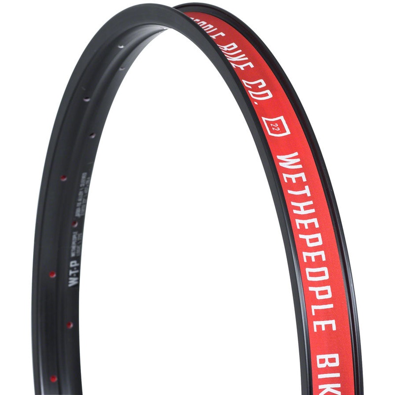 We The People Logic Rim – 22″ Black 36H Sleeved