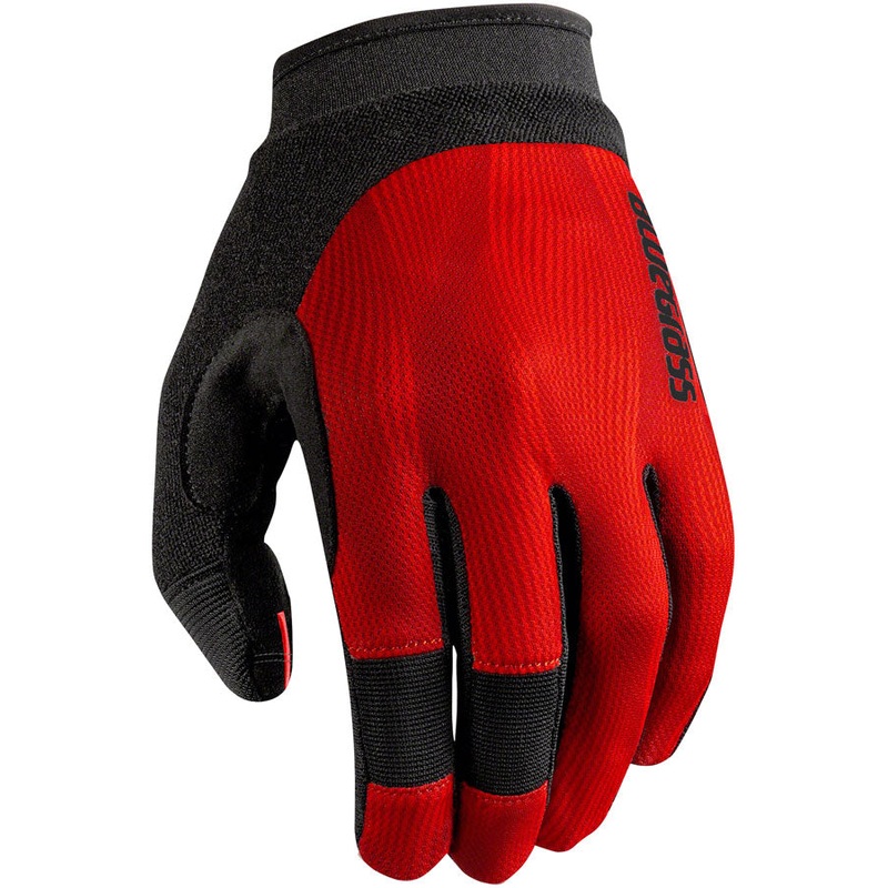 Bluegrass React Gloves – Red, Full Finger, Medium