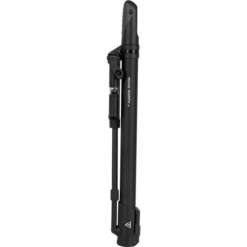 Topeak Road Morph G Pump – with Gauge Black 140psi