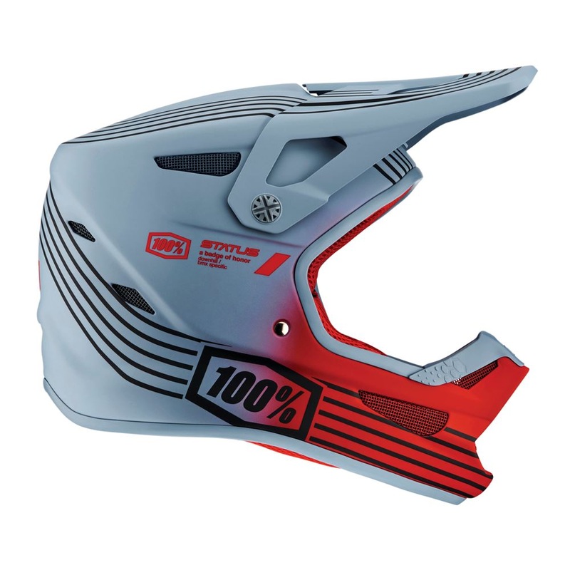 100% Status Helmet – Youth – Caltec-Gray