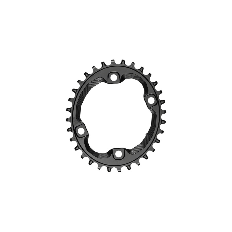 AbsoluteBlack Oval 1x 96×4 BCD Chainring for Shimano XT M8000