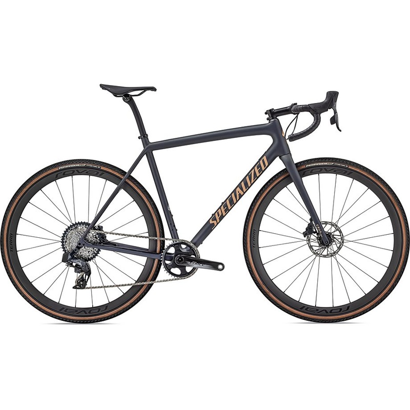 2022 Specialized crux pro bike satin dusty blue/ice papaya 54