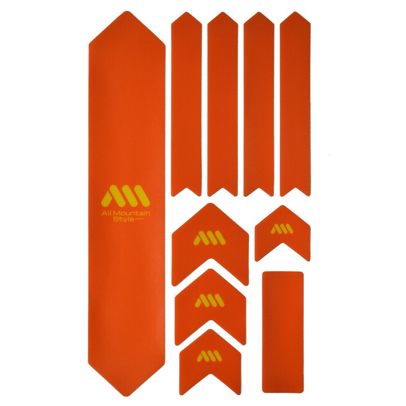 All Mountain Style Honeycomb Frame Guard XL, Orange/Yellow