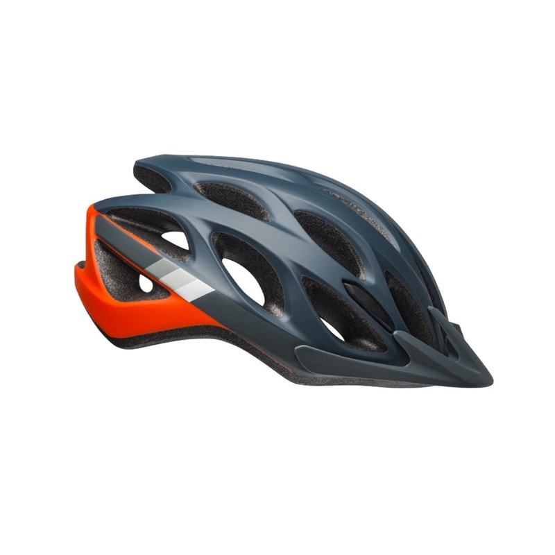 Bell Traverse MTB Helmet – Matt Slate-Dark Gray-Orange – 2019