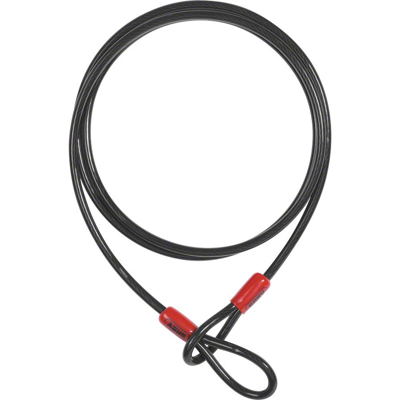 ABUS Cobra Seat Leash 5mm x 75cm 2.5ft Black bike bicycle lock bikelock