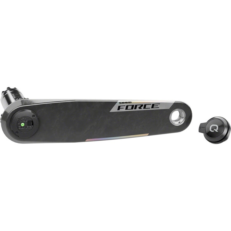 SRAM Force AXS Wide Left Crank Arm Power Meter Spindle Assembly – 165mm 12/13-Speed DUB PM Spindle Carbon E1
