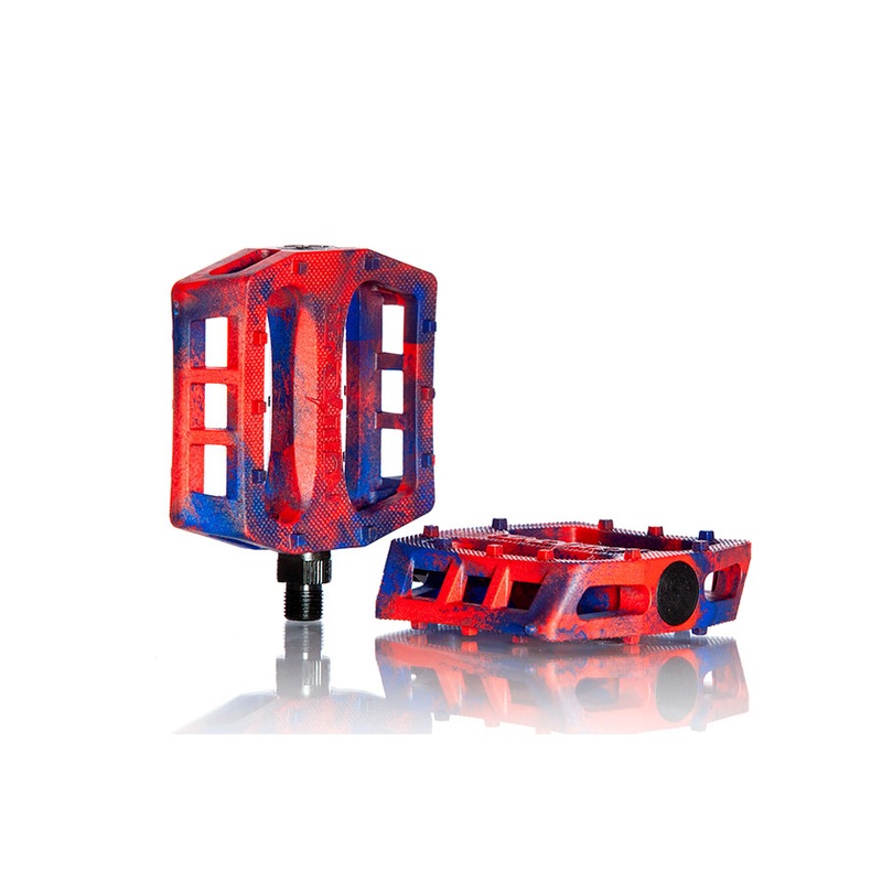 Demolition Trooper Plastic Pedal – Blue/Red
