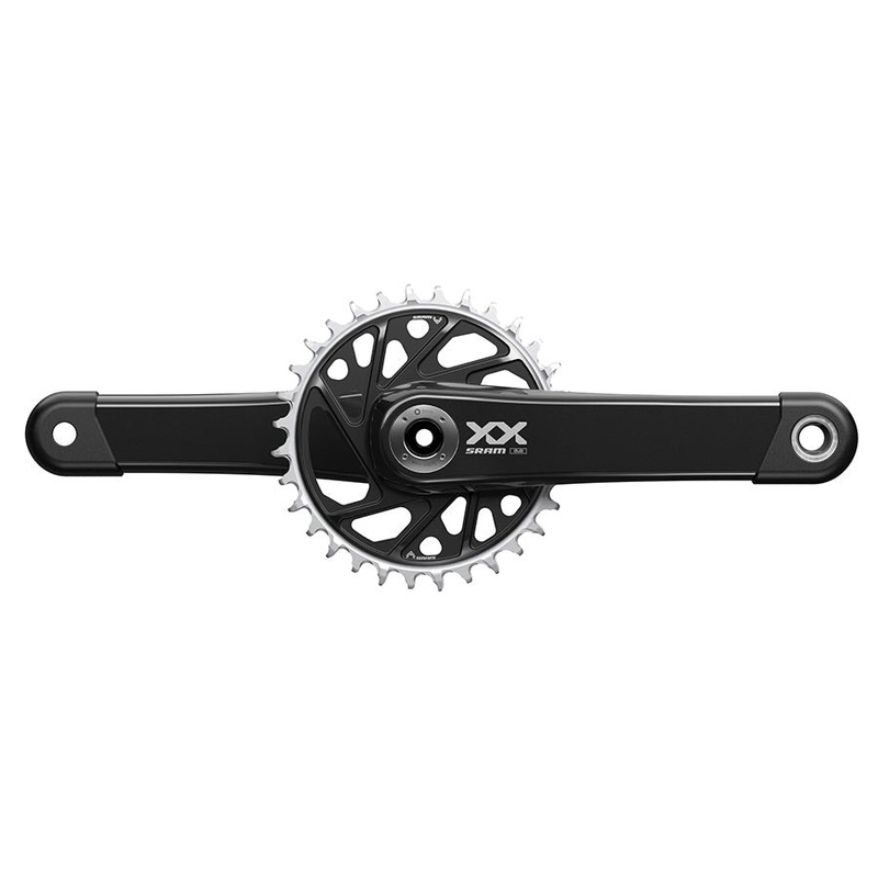 SRAM XX Eagle T-Type Wide Crankset – 170mm 12-Speed 32t Chainring Direct Mount 2-Guards DUB Spindle Interface BLK