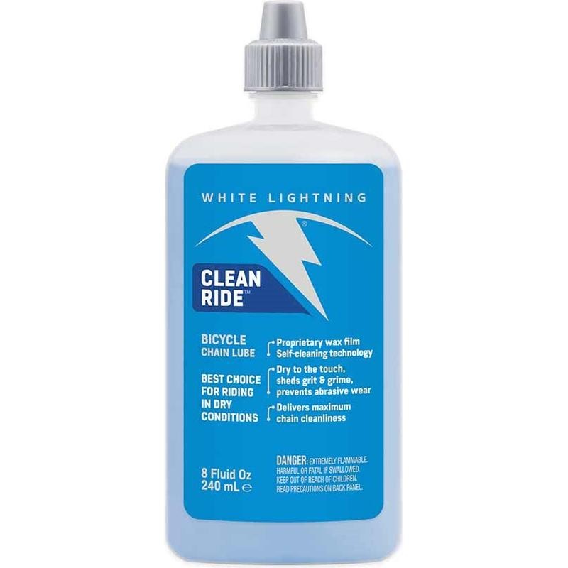 White Lightning Clean Ride Bike Chain Wax Lube – 8oz Drip