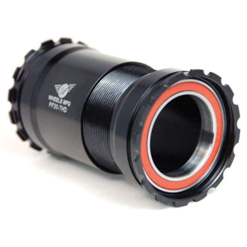 Wmfg Pf30,Bb,Thrdd Press Fit-Threaded,Angular Brg Pf30 Threaded Bottom Bracket Wheels Mfg. Bottombrac
