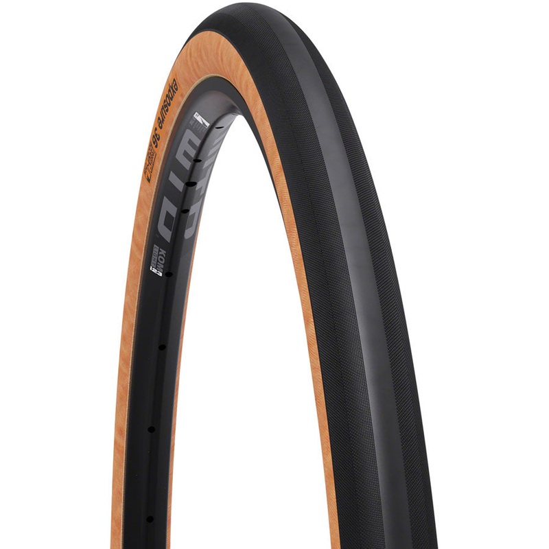 WTB Exposure Tire – 700 x 38 TCS Tubeless Folding BLK/Tan Light/Fast Rolling Dual DNA SG
