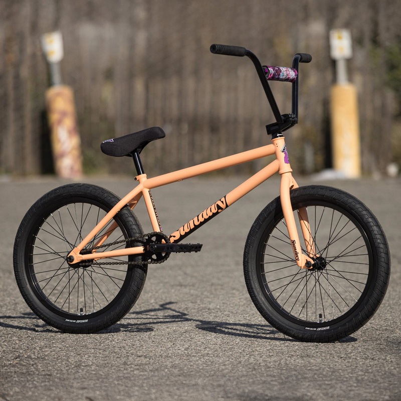 Sunday Street Sweeper LHD 20.75″TT BMX Freestyle Bike-Jake Seely Signature-Matte Peach