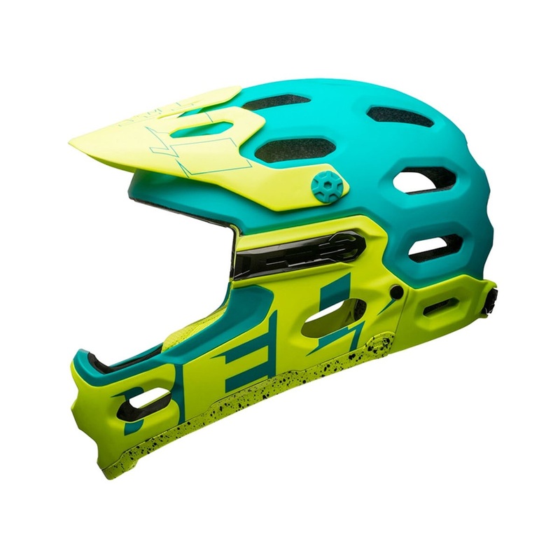 Bell Super 3R MIPS Full Face Helmet – Matt Emerald-Retina Sear