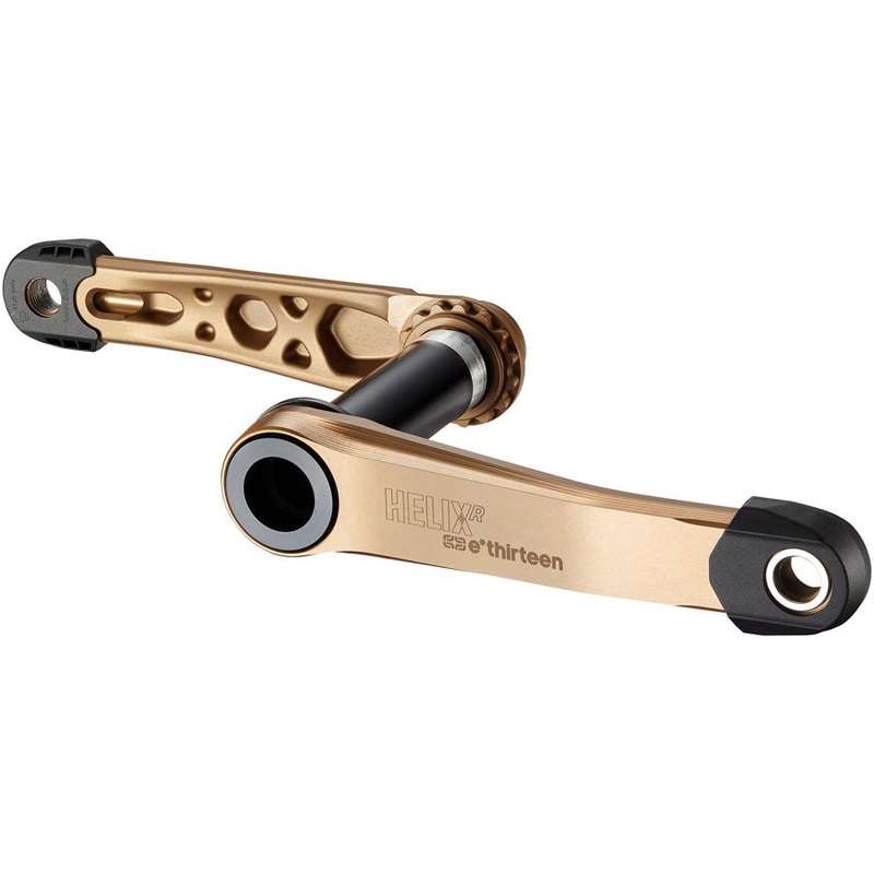 e*thirteen Helix Race Crankset – 175mm, 73mm, 30mm Spindle with e*thirteen P3 Connect Interface, Bronze