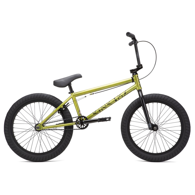 Kink Launch 20.25″TT BMX Bike-Gloss Digital Lime