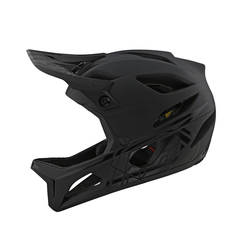 Troy Lee Designs Stage MIPS Helmet – Stealth Midnight