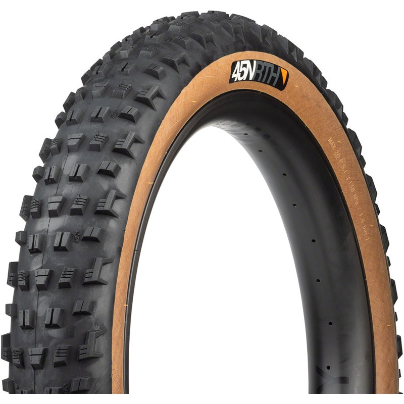 45NRTH Vanhelga Tire – 27.5 x 4.5 Tubeless Folding Tan 60 TPI