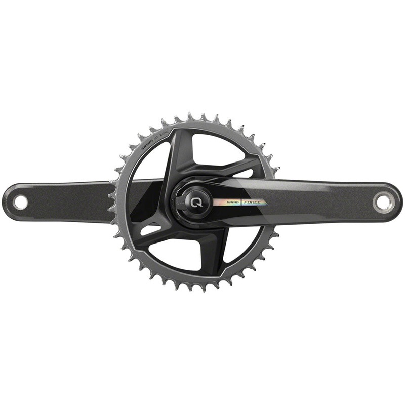 SRAM Force 1 AXS Wide Power Meter Crankset – 175mm 12-Speed 40t Direct Mount DUB Spindle Interface Iridescent Gray D2