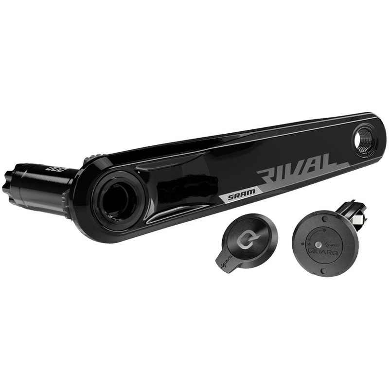 SRAM Rival AXS Wide Power Meter Left Crank Arm Spindle Upgrade Kit – 175mm 8-Bolt Direct Mount DUB Spindle Interface BLK D1