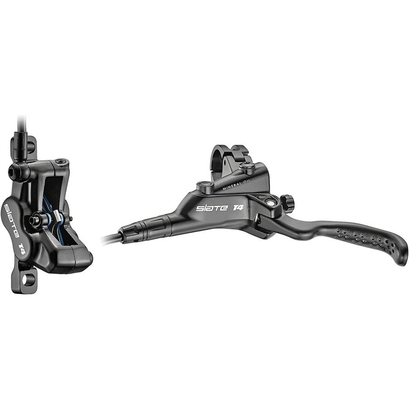 TRP Slate T4 Disc Brake and Lever – Front Hydraulic Post Mount Black