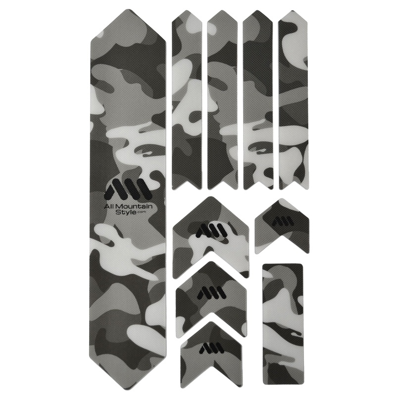 All Mountain Style Honeycomb Frame Guard XL, Clear/Camo