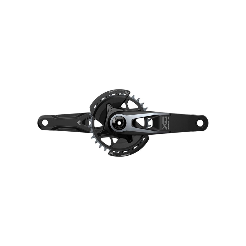 SRAM X0 Eagle T-Type Wide Crankset – 175mm 12-Speed 32t Chainring Direct Mount 2-Guards DUB Spindle Interface BLK